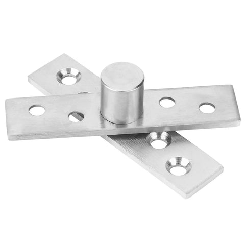 Stainless Steel 360 Degree Door Hinge Heavy Duty Pivot With Brushed Finish For Revolving Doors 75mm Central Axis