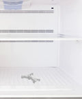 Open freezer with Aluminum Freezer Shelf Clips 10 Pack Refrigerator Shelf Supports Easy To Install And Crack Resistant Silver Hooks