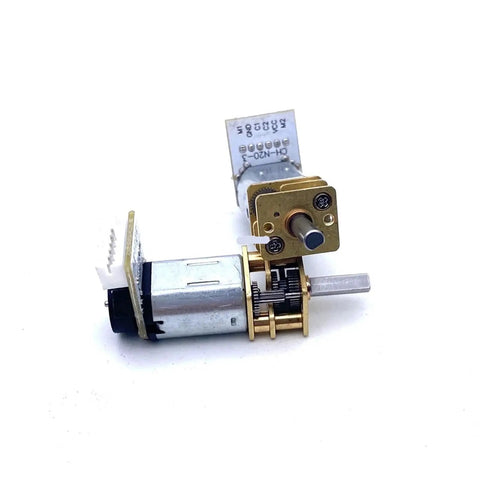 Awesome DIY Balance Car Motor DC Gearbox GA12-N20 with hall sensor, compact design for robot projects and automation.