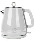 1.8L All Stainless Steel Electric Kettle For Fast Boil, BPA Free Tea Kettle With 1350W, Auto Shutoff And Boil Dry Protection, Cream White