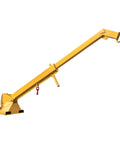 Heavy Duty Forklift Telescopic Boom With Adjustable Tilt And 6600 LBS Rock Solid Mobile Crane Kit shown from side angle.