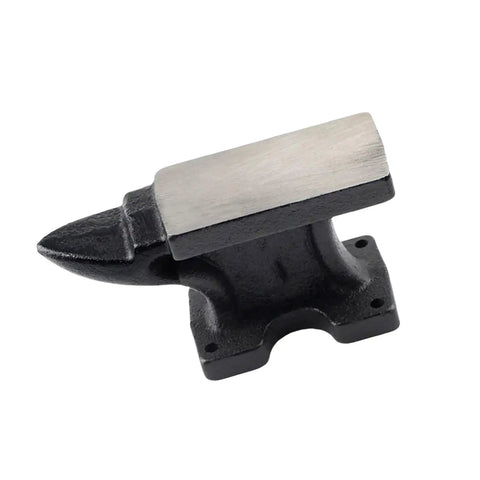 Round Iron Jewelry Anvil Set for Metalworking Tools With Smooth Hammering Surface, Durable Gold-Toned Anvil for Jewelry Making