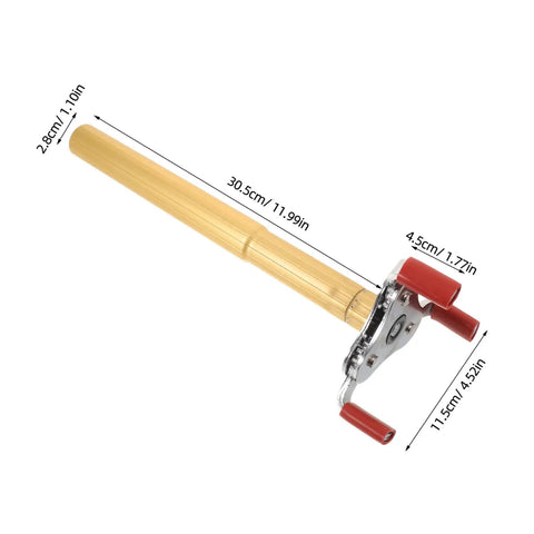 Heavy Duty Ceiling Detector Removal Tool With Badass Rubberized Claw And Extendable Aluminum Shaft for easy overhead access.