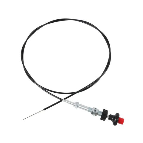 Control Cables With 2 Inch Black Knob 10 Foot Length Universal Fit Replacement 55204 for throttles and machinery