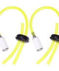 Two Pack Fuel Line 2 Hole Grommet Assembly for MC43 E43 Auger Replacement Parts Kit With Primer Bulbs Grommets And Fuel Filters