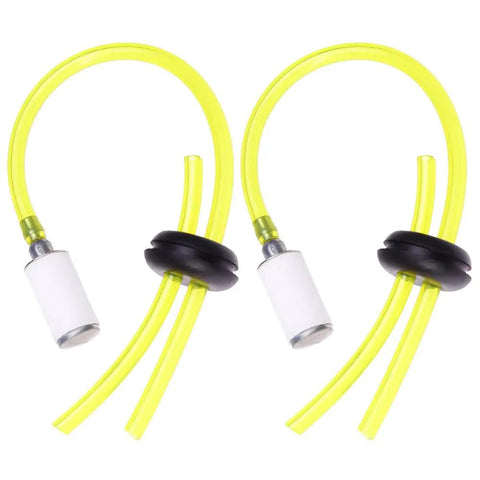 Two Pack Fuel Line 2 Hole Grommet Assembly for MC43 E43 Auger Replacement Parts Kit With Primer Bulbs Grommets And Fuel Filters