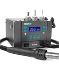 Beast 1000W Digital Hot Air Rework Station With LCD Display, showing heat gun and nozzles for PCB SMD repairs