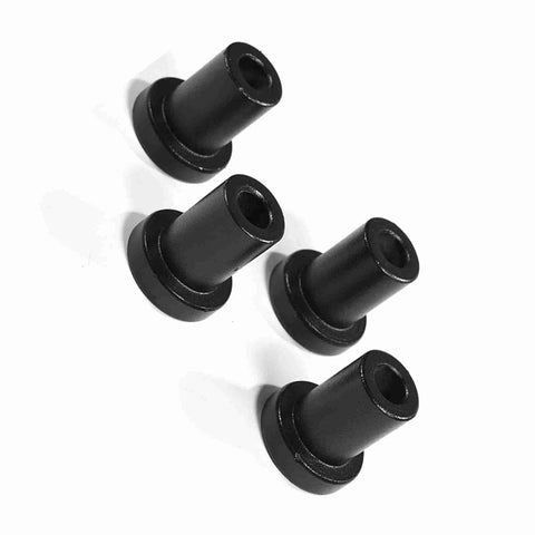 Heavy Duty Sliding Barn Door Track Spacers Carbon Steel Wall Mount Connectors Black Finish For Farm Garage Basement 4 Pcs 3.5x3x2 Cm Built To Last And Rock Solid Hardware