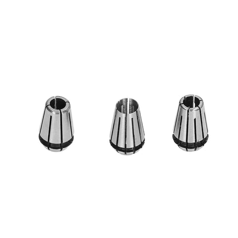 Must-Have 7Pcs Spring Collet Set For ER Tool Holders. Durable spring steel collets for 1-7mm shanks. Perfect for precision tasks.
