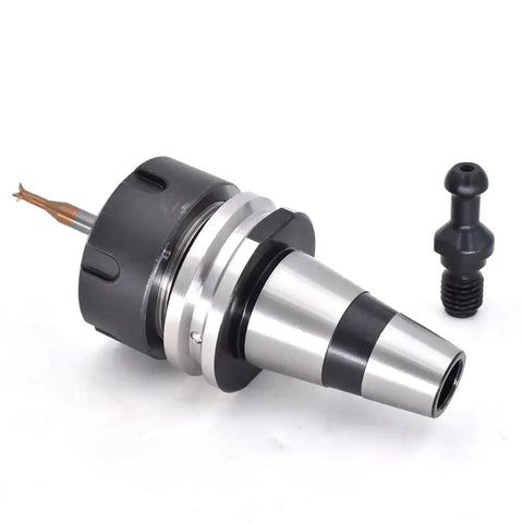 Pro Level ISO30 ER32 Collet Chuck Tool Holder For CNC Milling And Woodworking Machinist 45mm Grip Length showing the precision design and included hardware.
