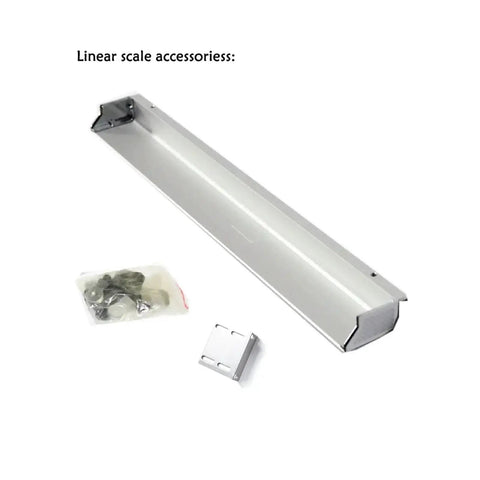 Pro-Grade 5um Linear Scale Encoder accessories for Milling Lathe CNC Machines with mounting parts and white housing