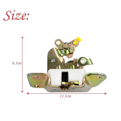 Premium Tailgate Lock Actuator For Mitsubishi Montero Pajero Sport 1996 To 2004 MR503021 with dimensions 8.5x11.3cm.