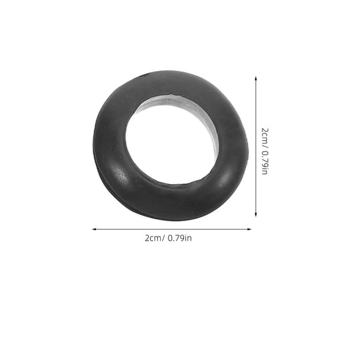 260 Pcs Black Rubber Grommets Wiring Assortment Kit With Double Sided Waterproof Seal For Precise Fit And Power Cord Protection In Automotive Wiring Harnesses And Electrical Systems, 2cm round