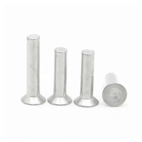 These Badass Aluminum Countersunk Solid Rivets Deliver Slick Flush Finish And Heavy Duty Performance Perfect For Top Notch Workshop Or Industrial Jobs In M2 Through M8 Sizes Packed Twenty Pieces