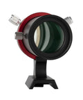 Front view of 32mm F4 Guiding Telescope Dual Spiral Adjustable Finderscope for Astronomy with durable metal or plastic build.
