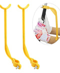 Two Pack Golf Swing Trainer And Alignment Aid For Wrist Control And Posture Correction, Easy Install Swing Corrector Tool, Durable ABS Pro Gear For Consistent Swings And Precise Shots Yellow.