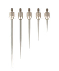 Pro Grade Needle Point Contact Points R0.15 For Dial Digital Indicators And Depth Gauges With M2.5 Thread Stainless Steel Set