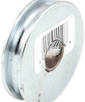 OEM Replacement Sheave For 3/16 Inch Cable For Heavy Duty Ranges And Ovens, side view showing barcode