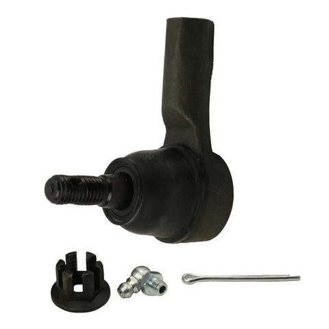 Chevrolet Trax Front Outer Tie Rods Replacement Kit For 2013 Through 2022 With Hydraulic Steering Set Of 2 Beefy Durable Suspension Parts For Easy Install And Longevity black tie rod end with castle nut and cotter pin
