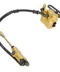 Beefy 12mm Rear Hydraulic Disc Brake Master Cylinder Caliper Assembly With Pad For 50cc To 150cc Pit Dirt Bikes Like SSR Taotao Coolster Roketa Apollo SDG