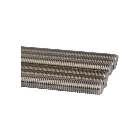 Kickass Two Pack Of Premium 304 Stainless Steel Left Hand Reverse Threaded Rods With Full Threading M14 Diameter Two Point Zero Pitch 250 Millimeter Length Built Tough For Heavy Duty Industrial Diy Projects