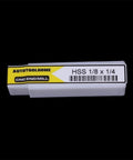 Autotoolhome HSS end mill, 1/8 x 1/4 in, 4-flute CNC cutter, pack of 2