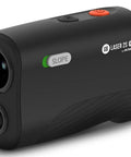 2S Pro Golf Range Finder with slope and pin finder, black compact design, buttons on top, waterproof, magnetic mount visible.