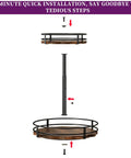 Assembly process of Two Tier Lazy Susan Organizer With Adjustable Heights For Countertop Spice Rack And Kitchen Organization