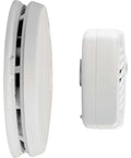Side view of Battery Powered Photoelectric Smoke And Carbon Monoxide Alarm Combo 2 Pack Dual Sensor Protection For Home