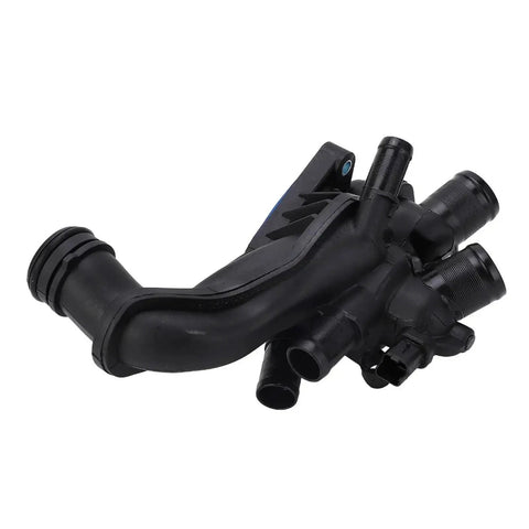Premium Coolant Thermostat Assembly Direct Replacement For Peugeot 207 Citroen C4 Mini with multiple inlet connections.