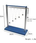 Hands On Forced Vibration And Resonance Physics Lab Kit with metal frame, five pendulums, 43x38x14cm size for classroom demos.