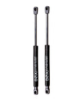 Built Tough Straight Swap Rear Trunk Deck Lid Lift Supports For BMW 3 Series F30 F31 F34 2012 To 2018 Plug And Play Gas Struts OEM Replacement Pair viewed side by side.