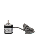 Front view of OVF-036-2MHT Rotary Encoder Solid Shaft Incremental Encoder with cable, suitable for automation systems
