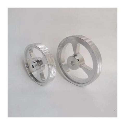KVXJH Aluminum Alloy Synchronous Encoder Wheel Measuring Wheel for Rotary Encoder Meter Counting Wheel Circumference 200 250 300mm(10mm,Diameter 40mm) pair of wheels