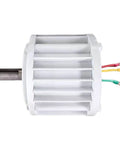 Heavy Duty Low Rpm Permanent Magnet Generator And Alternator Dynamo Featuring Direct Shaft Base Mount, close-up view of core and wiring.