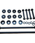 Complete A Arm Hardware Kit For Banshee 350 YFZ350 1991 2006 Includes Upper And Lower Bolts Nuts Washers And Cap Covers plug-in replacement kit