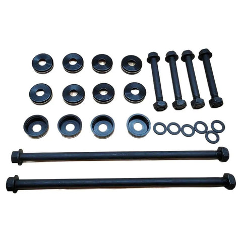 Complete A Arm Hardware Kit For Banshee 350 YFZ350 1991 2006 Includes Upper And Lower Bolts Nuts Washers And Cap Covers plug-in replacement kit