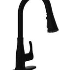 Touchless Kitchen Faucet With Motion Sensor, Hands Free Operation, Pull Down Sprayer, Swiveling Spout, Single Handle with deck plate