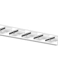 Five Light Modern LED Vanity Light Chrome Bathroom Fixtures With Acrylic Up And Down Wall Mounted Over Mirror Rotatable 360 Degree Heads