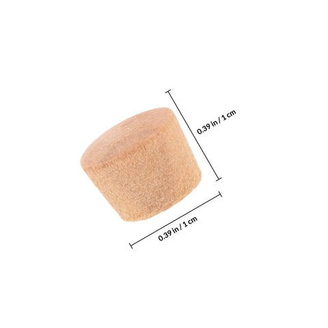 50 Pack DIY Wooden Hole Caps and Pocket Hole Plugs Hardwood Wood Plugs with dimensions 0.39 inches for cabinets, electrical boxes