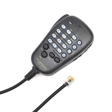 Durable Six Pin Coil Cord DTMF Speaker Microphone With Button For Yaesu Mobile Radios Replacement Hand Mic Compatible With FT 7800R 8800R
