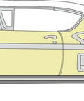 1958 Chevy Impala Sport Diecast Model Car 1/87 HO Scale Colonial Cream With Snowcrest White Top Real Rubber Tires Highly Detailed Collectible
