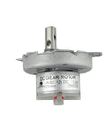 12V DC Geared Motor JS-50 Low Speed Mini Brushless Gear Motor With 20 RPM CW CCW, compact micro electric motor front view