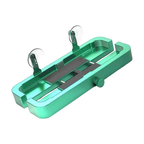 Stainless Steel Phone Disassembly Fixture with Antislip Clamp and Adjustable Mechanism for Electronics Repair, Green