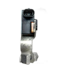 Premium Heavy Duty Battery Monitor Sensor Module With No Sweat Install For Buick Enclave Cadillac XT4 XT5 And Chevy Malibu Traverse Solid Build 13545954 13526054 side view showing connector and metal base.