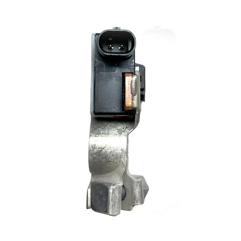 Premium Heavy Duty Battery Monitor Sensor Module With No Sweat Install For Buick Enclave Cadillac XT4 XT5 And Chevy Malibu Traverse Solid Build 13545954 13526054 side view showing connector and metal base.