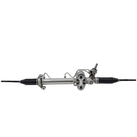 Heavy Duty Rack And Pinion Steering Assembly For 2007 2014 Chevy Silverado Tahoe Avalanche Cadillac Escalade Hydraulic Power Steering, side view.