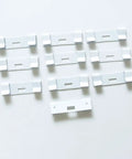 10 Pc Vertical Blind Repair Tabs Heavy Duty Metal Vane Savers Universal Fit on white background for fixing blinds