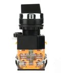 Momentary Rotary Selector Switch 2 Position Self Resetting 22mm Mounting Hole 10A 220V 380V Plastic Control Switch