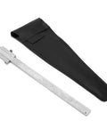Vernier Caliper 0-200mm With Scribe, Pro Grade Stainless Steel Measuring Tool For Metal Wood Plastic with black case